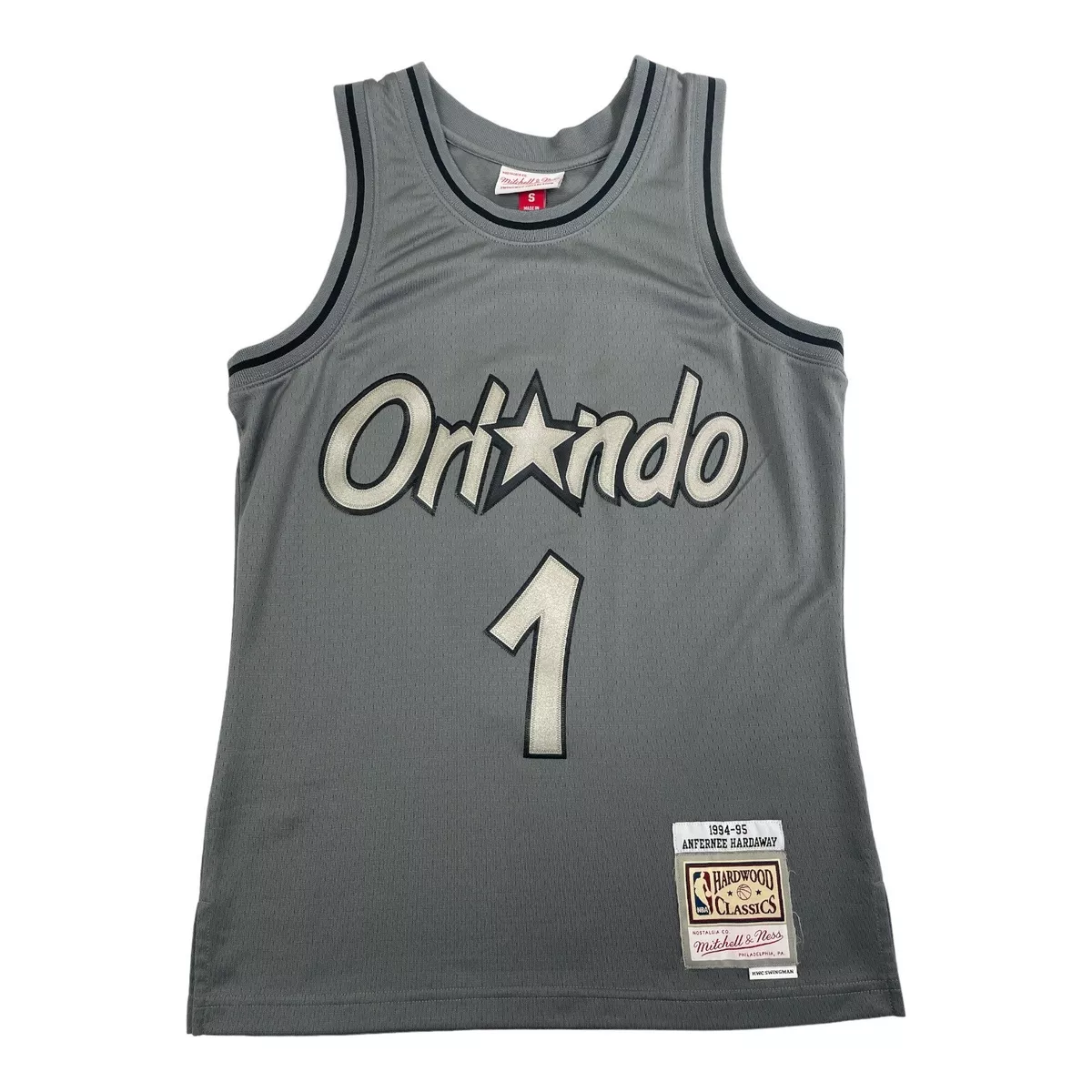 Penny Hardaway Orlando Magic Mitchell & Ness Women's Black 1994-95 Hardwood Classics Swingman Jersey