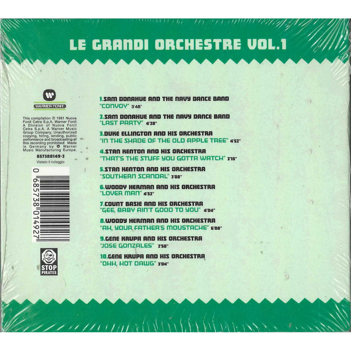 外付けハードディスク・ドライブ Classic Orchestral Works Volume Various CD V Disc, The Great Orchestras Vol.1 / Warner Fonit