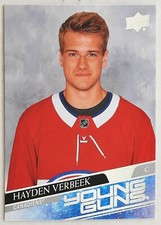 Hayden Verbeek 2021 Upper Deck Young Guns #714 - Montreal Canadians