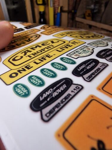 "Camel Trophy" stickers. .Scale 1/10. Stickers decals. Decals. - Picture 3 of 8