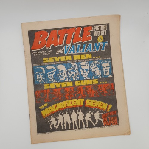 Vintage Battle and Valiant Comic 20. November 1976 IPC Magazines Ltd.
