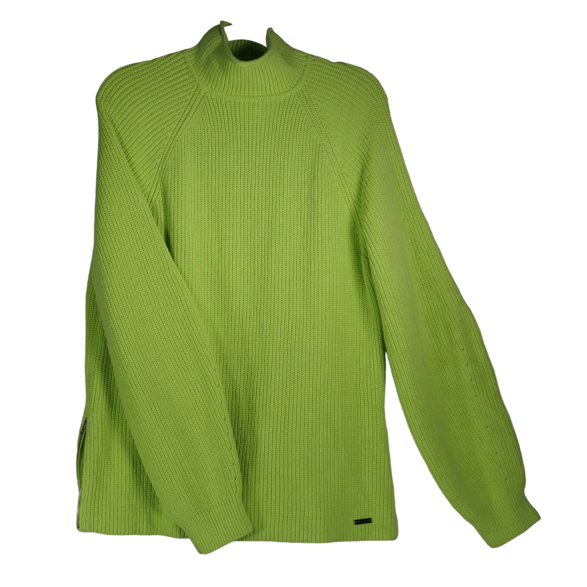 Bright green hotsell sweater womens