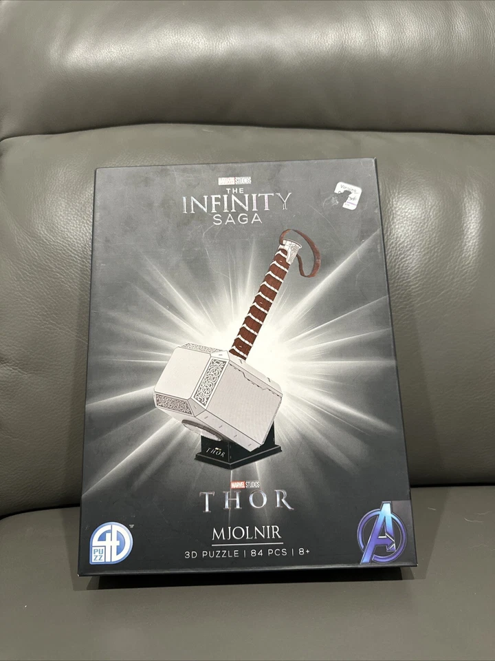 marvel thor hammer 3d puzzle 84 pcs new Foto 2 de 4