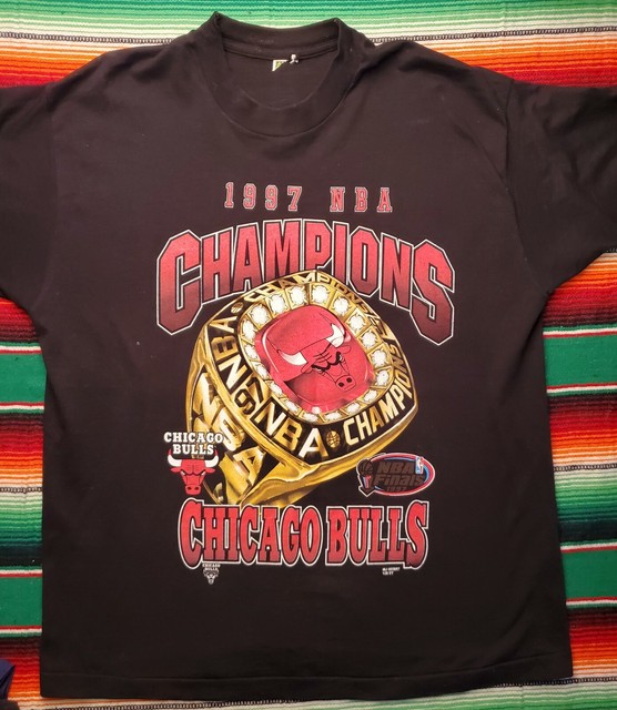 Chicago Bulls 1997 NBA Championship T Shirt | eBay