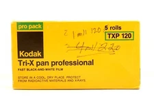 Kodak Tri-X Pan Pro TXP 120 Pro pack Film (Expired Dec 1980) #33710 per Roll