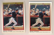 1991 O-Pee-Chee Premier Wade Boggs / Cory Snyder Double Front Error Pair OPC