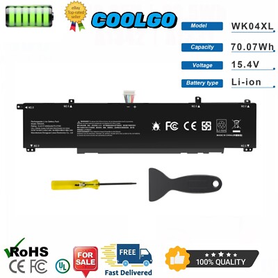 WK04XL Battery for HP Omen 16-B 16-C Victus 15-F 16-D 16-E 16-D0000NC WKO4XL