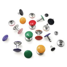 Double Cap Rivets 6/8/10mm Screws Studs Rapid Rivets Leather Craft Repair DIY