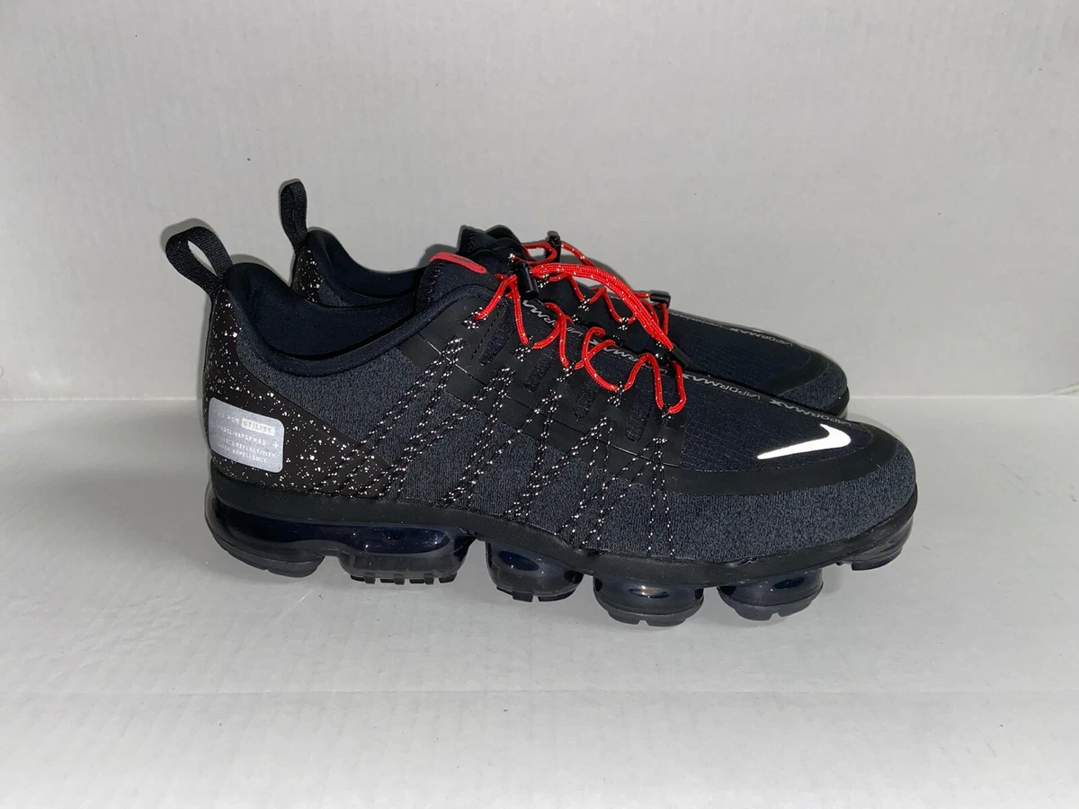 Por lo tanto Acercarse tumor Nike Air Vapormax Run Utility Black Gray Reflective Shoes Mens Size 13 RARE  | eBay