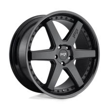 Niche M192 Altair Gloss Black Matte Black 1-Piece Wheels: 19x8.5, 5x112, 42 mm