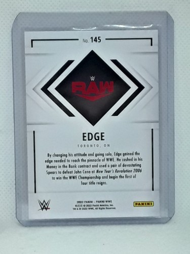 Edge 2022 Panini WWE International (Debut Edition) - #145 - Champions - Picture 2 of 2