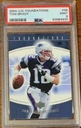 2004 Upper Deck Foundations Football #58 Tom Brady PSA 9