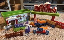 Juego de construcción de granero PBS MEGA BLOKS Word World. ¡Juego completo de ladrillos!