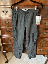 Levi's Boys Size L Dark Grey Joggers NEW WITH TAGS elastic waist with drwstg
