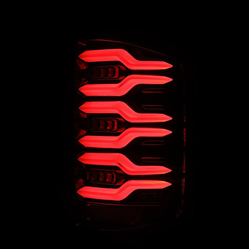 16-18 Silverado1500/Sierra 3500HD 15-19 2500/3500HD LED Tail Lights Alpha Black - Image 3 of 4