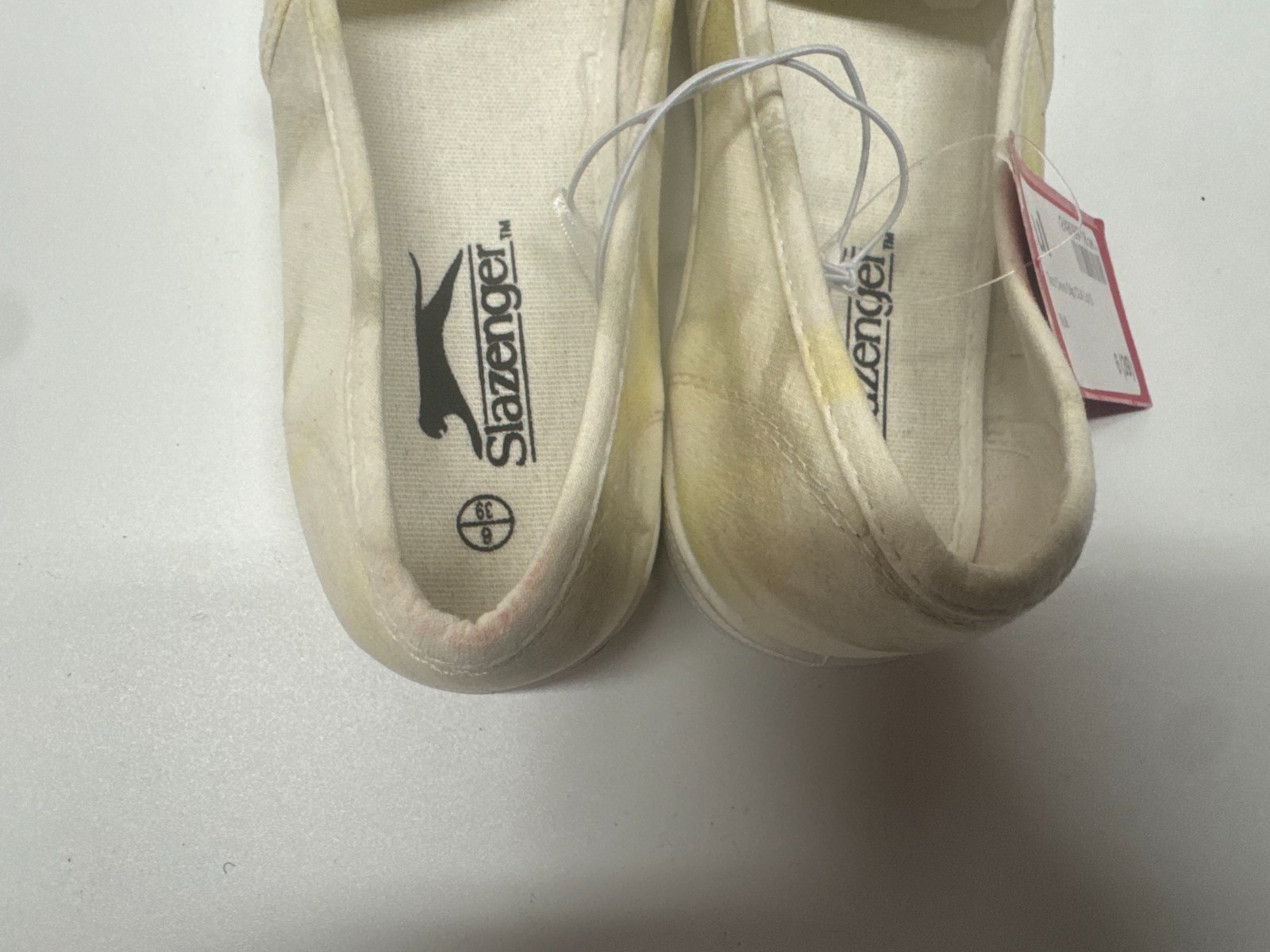 Women's Size 6 (EU 39) Slazenger Canvas Slip CLA Ld13 Multicoloured Grey Shoes image 7