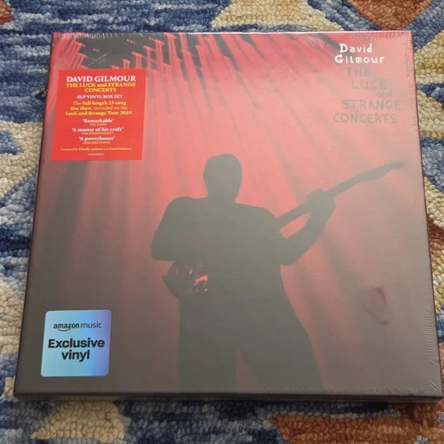 David Gilmour Luck & Strange Concerts 4LP Ltd Ed Alternate Cover NEW Pink Floyd