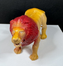 Vintage Hard Plastic Lion Walking Wind-Up Toy - WORKS