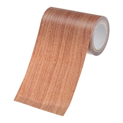 1-Roll 3.15''x15ft Self-Adhesive Wood Floor Tape for Furniture [Chocolate Pine]