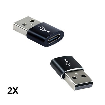 2 PACK USB C 3.1 Type C Female to USB 3.0 Type A Male Port Converter Adapter