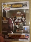 TERRY McLAURIN SIGNED WASHINGTON COMMANDERS #225 FUNKO POP FIGURE BECKETT