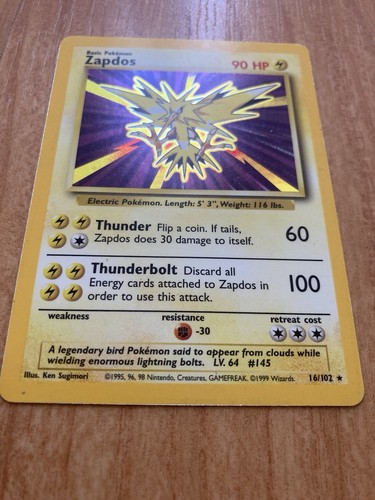Zapdos [Phone card] (JP)