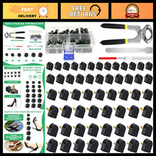 75Pcs High Heel Replacement Tips Set with Repair Tools - Shoe Repair Kit