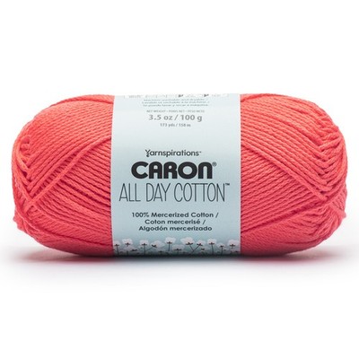Caron All Day Baumwollgarn - Wassermelone - 5A002G8W-1GHT4