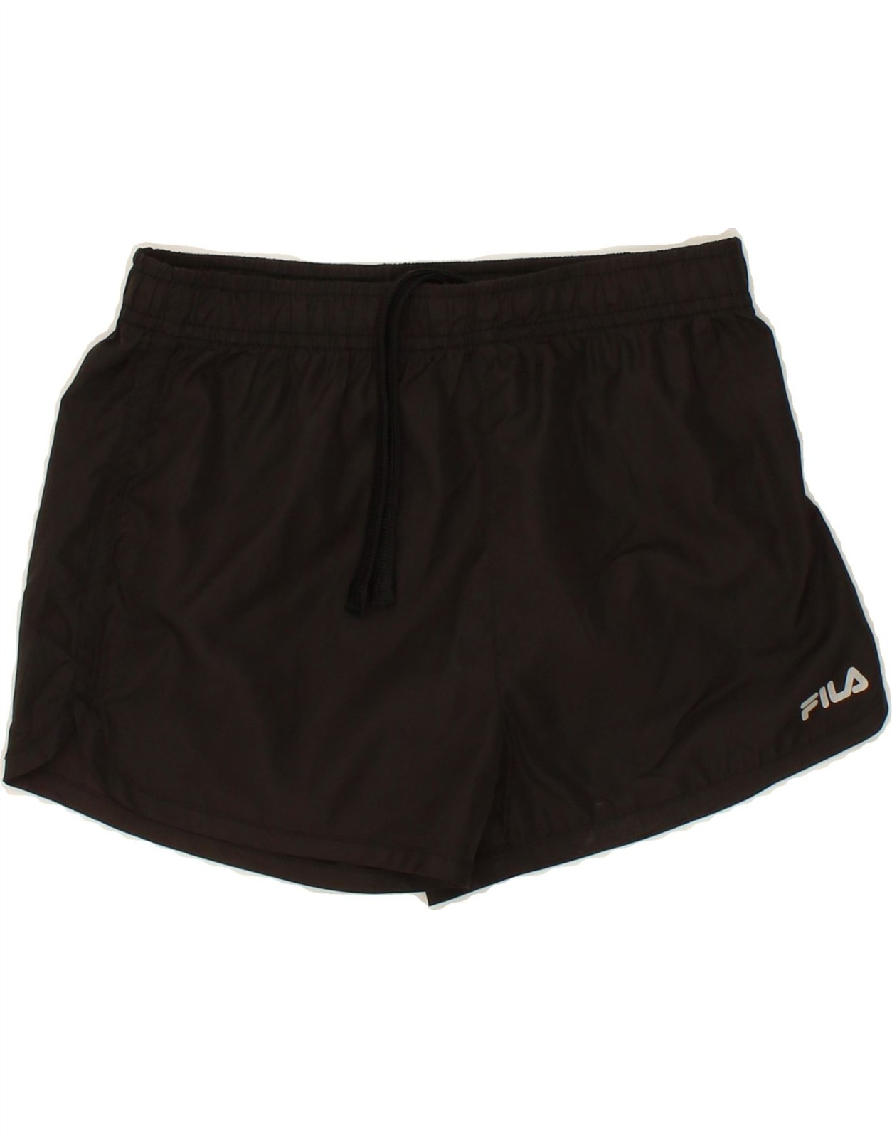 FILA pantaloncino sportivo donna UK 10 piccolo nero poliestere BZ93