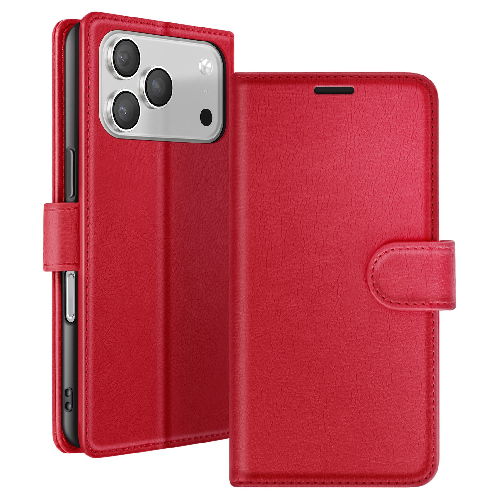 Coque iPhone 17 Pro rouge Zanaé avec support tab intégré