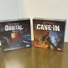 Star Scrappers Orbital and Cave-In Kickstarter set with bonus items. NIS