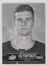 2021 Series 2 UD Portraits Rookies Black and White /99 Ivan Prosvetov #P-58 n0c