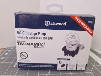 Attwood 800 GPH Bilge Pump New In Open Box Boat Fishing 12v 