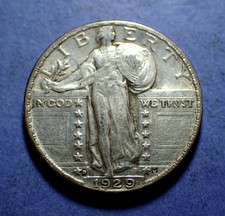 1929-D Standing Liberty Quarter  Ch. XF