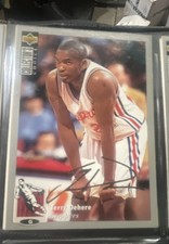 1994-95 Upper Deck Collector's Choice - Terry Dehere #128 Silver Foil Signature