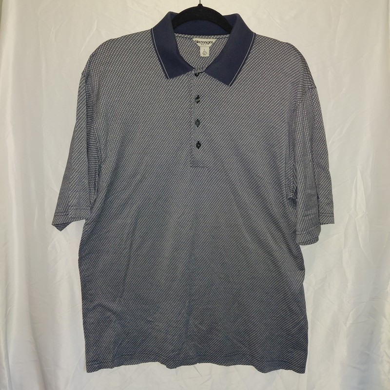 Slazenger GOLF Polo Shirt - Men's LARGE - Vintage #2146