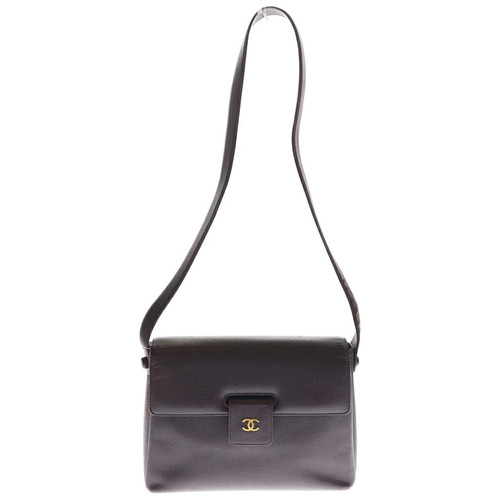 Chanel Coco Single Flap Shoulder Bag Wine Red r0_0612