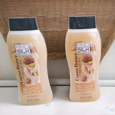 Lot 2 Pro Silk Body Wash Cocoa Butter & Marula Oil & Vitamin E Shower Gel 24oz 0.83 per gallon