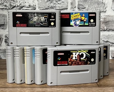 Auswahl - Super Nintendo - je 4,99  Jump'n Run, Puzzle, Sport, Beat'em up