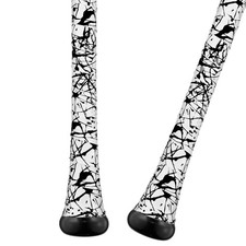 Supacaz Super Sticky Splat White w/ Black Baseball Bat Tape 1.75mm