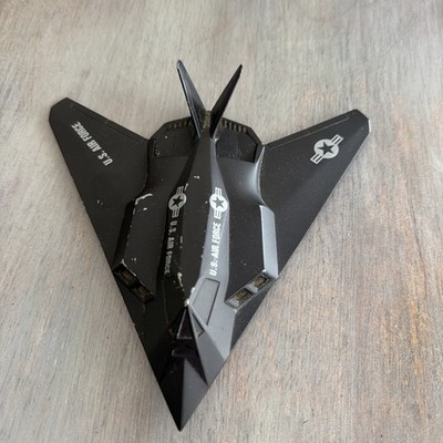Vintage 1990s ERTL Metal Model Aircraft Lockheed F-117-A Stealth Fighter