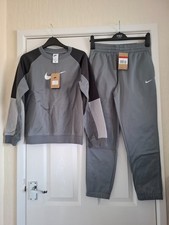 Image of Nike Dri-Fit Full Tracksuit Grey, Kids Size Large  BNWT
