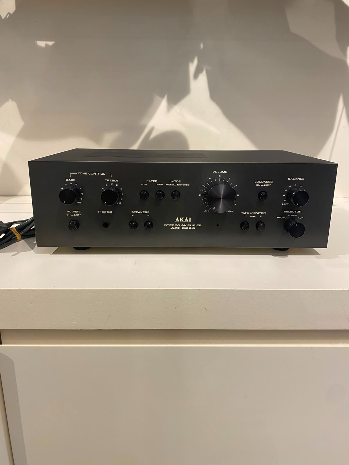 AKAI AM-2200 Amplificatore Stereo Integrato 2x20 WATT || VINTAGE REVISIONATO ||