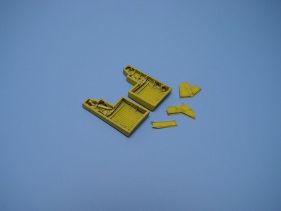 Aires 7055 - 1:72 P-47 Thunderbolt wheel bays for ACADEMY - Neu