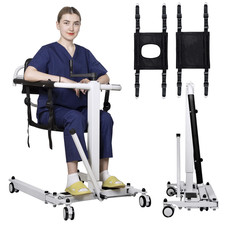 Patient Lift Transfer Chair, Foldable Patient Lift for Home Portable Lift