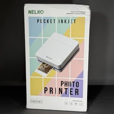 NELKO Pocket Inkjet PP01 Portable Color Photo Printer 600dpi USB-C 10x15cm