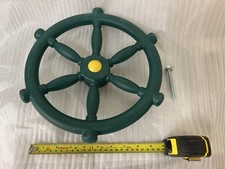 STEERING WHEEL FOR CHILDRENS CLIMBING FRAME / JUNGLE GYM IN GREEN