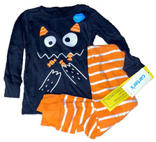 WOW NWT 18M 12-18M Carter's MONSTER Halloween Glow in the Dark Snug Pajamas Set