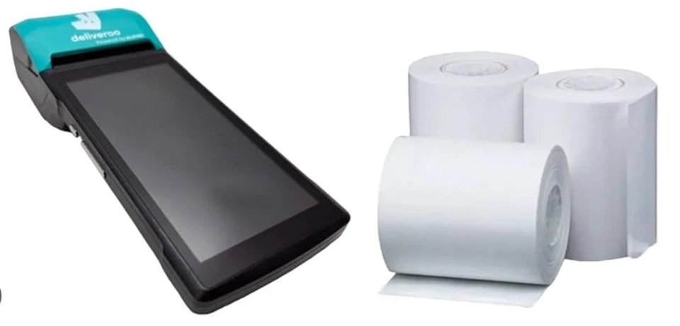 HONEST GROCER Till Rolls 57x40mm fit SUNMI V2 DELIVEROO Printer, POS, PDQ Rolls (40 Rolls)