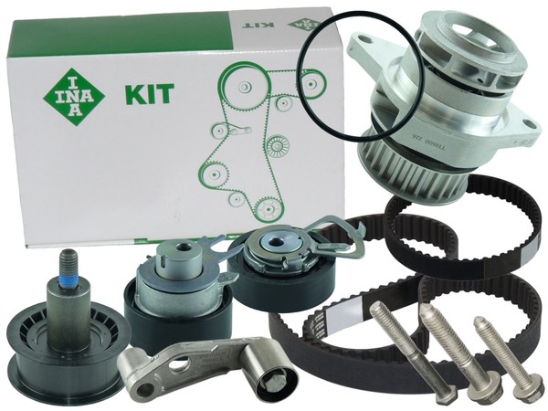 INA Zahnriemen Satz Set + Wasserpumpe VW Golf 4 Polo Lupo Bora 1.6 16V /Fsi /Gti-image